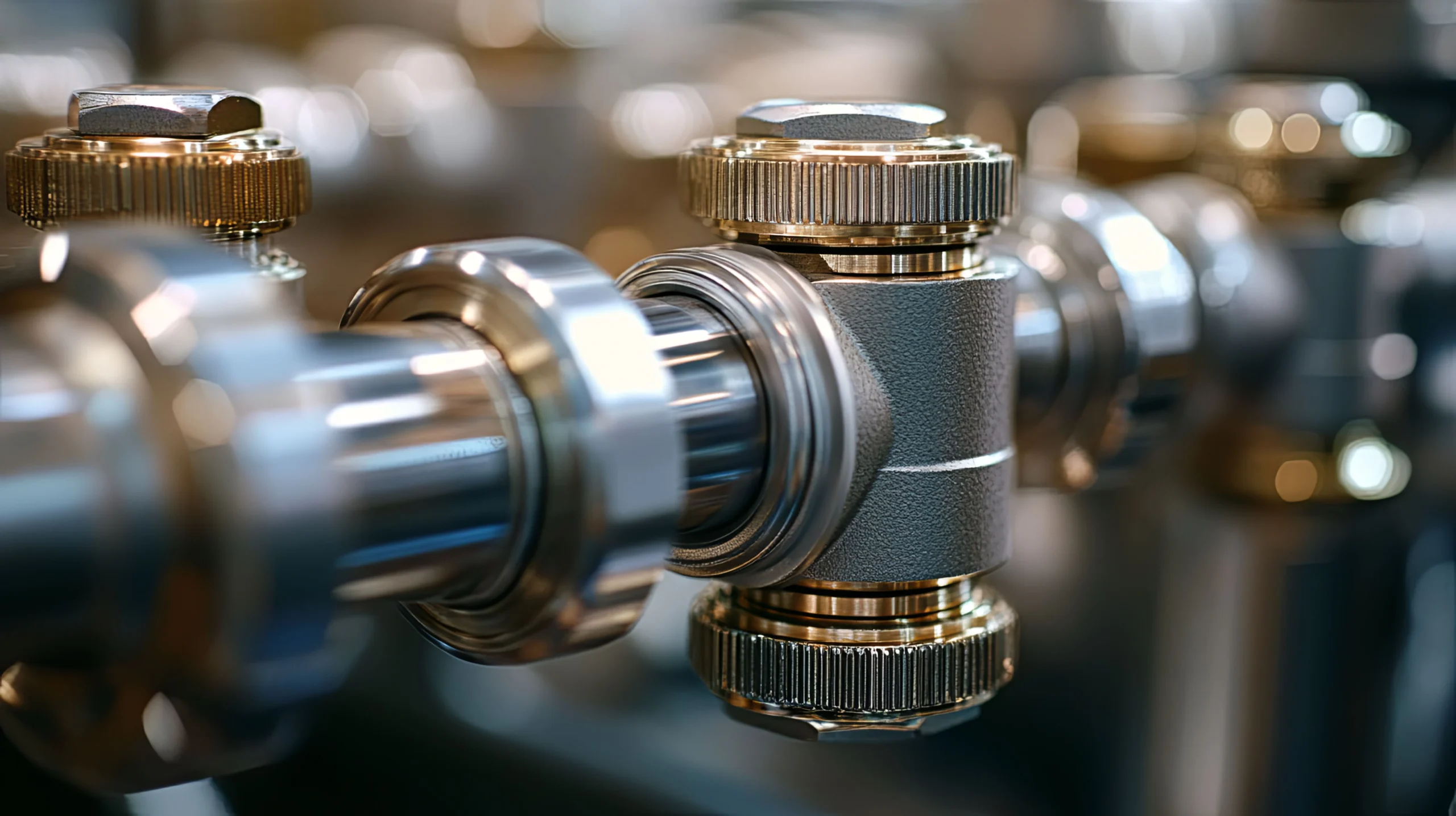 closeup-shiny-metal-pipe-with-multiple-couplings (1)